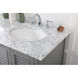 Rhodes 60 X 22 X 35 inch Grey Vanity Sink Set in Gray