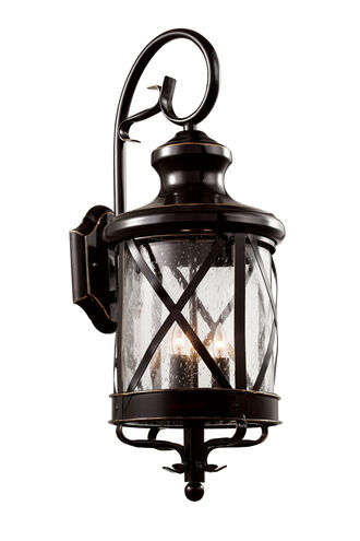 Chandler 4 Light 29 inch Rubbed Oil Bronze Outdoor Wall Lantern 