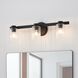 Bedminster 3 Light 24 inch Matte Black Vanity Light Wall Light