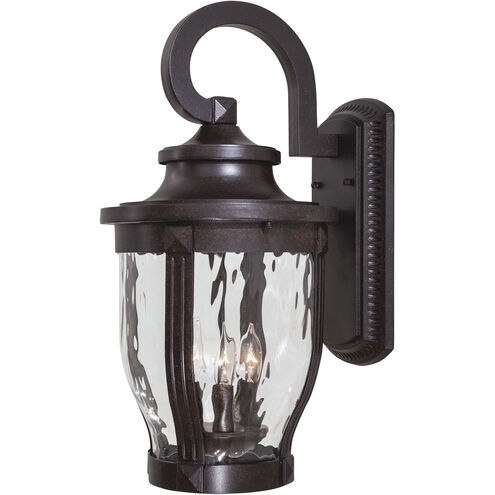 Merrimack 3 Light 20 inch Corona Bronze Outdoor Wall Mount in Incandescent, Great Outdoors