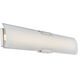 Allure LED 36 inch Brushed Nickel Bath Vanity Light Wall Light