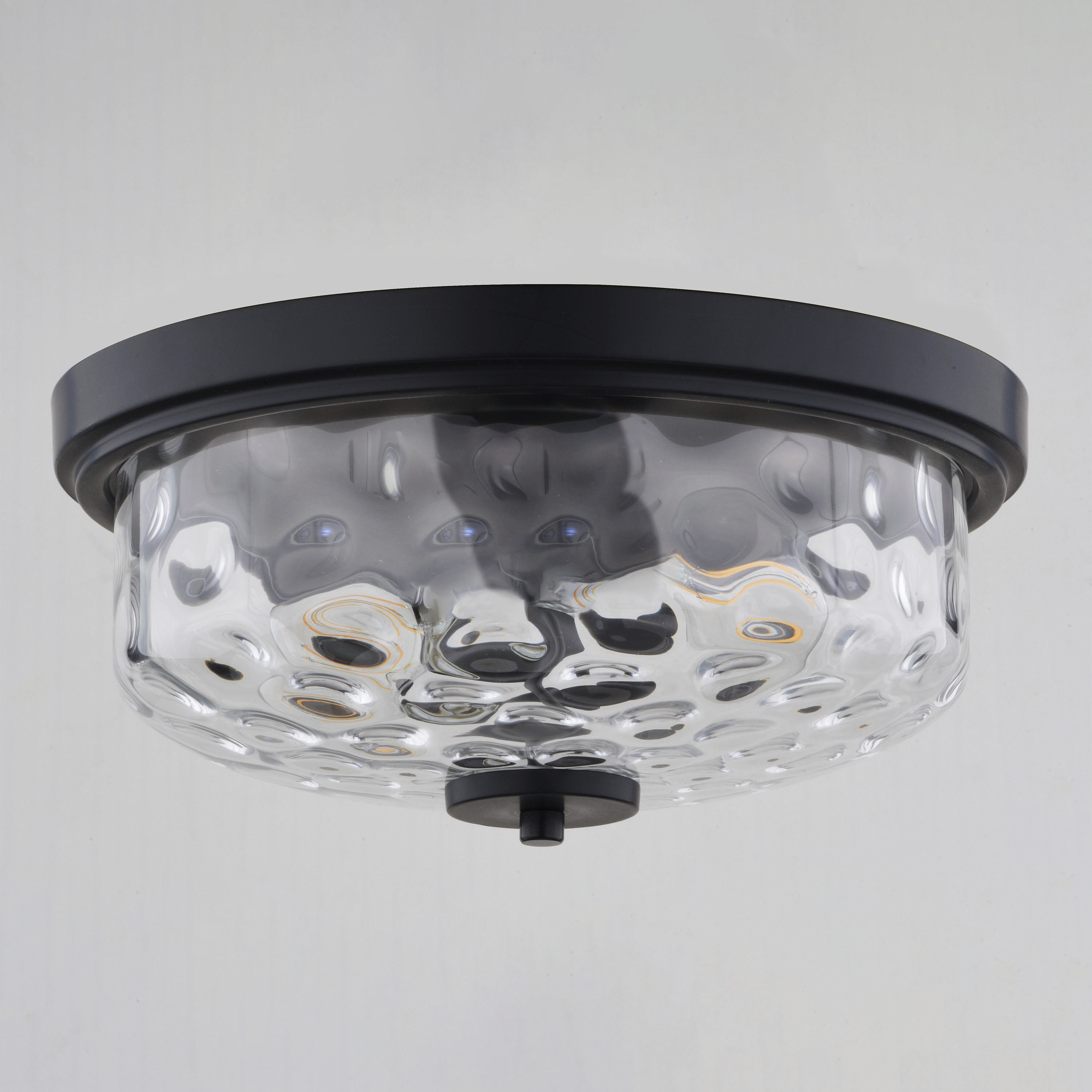 Northlake 2 Light 13 inch Matte Black Flush Mount Ceiling Light
