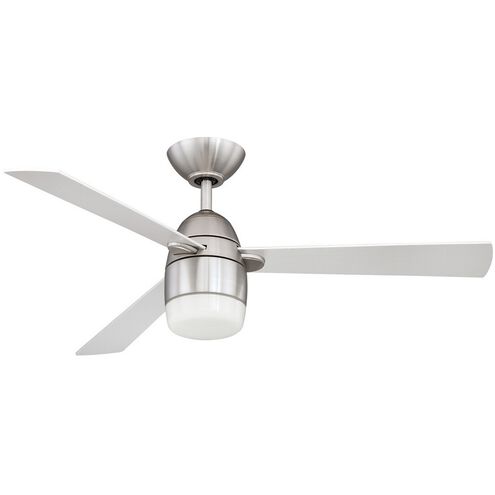 Antron LED 42 inch Satin Nickel with Silver Blades Ceiling Fan