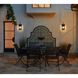 Carisle 3 Light 20 inch Black Outdoor Wall Sconce