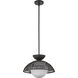 Perth 1 Light 14.75 inch Matte Black Pendant Ceiling Light