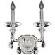Jolivet 2 Light 12 inch Two Tone Silver Wall Sconce Wall Light in Chrome