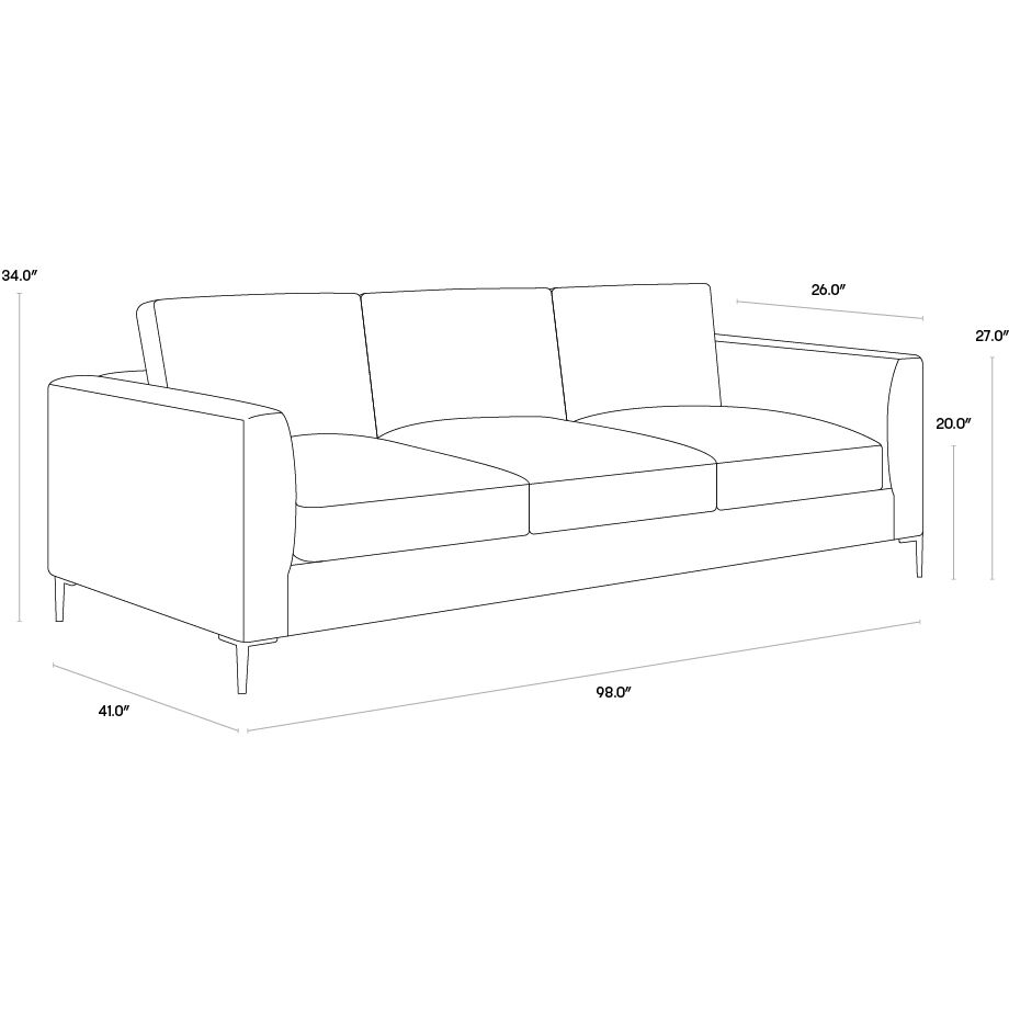 Byward Liv Wicker Sofa