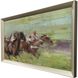 Running Green and Brown Framed Art