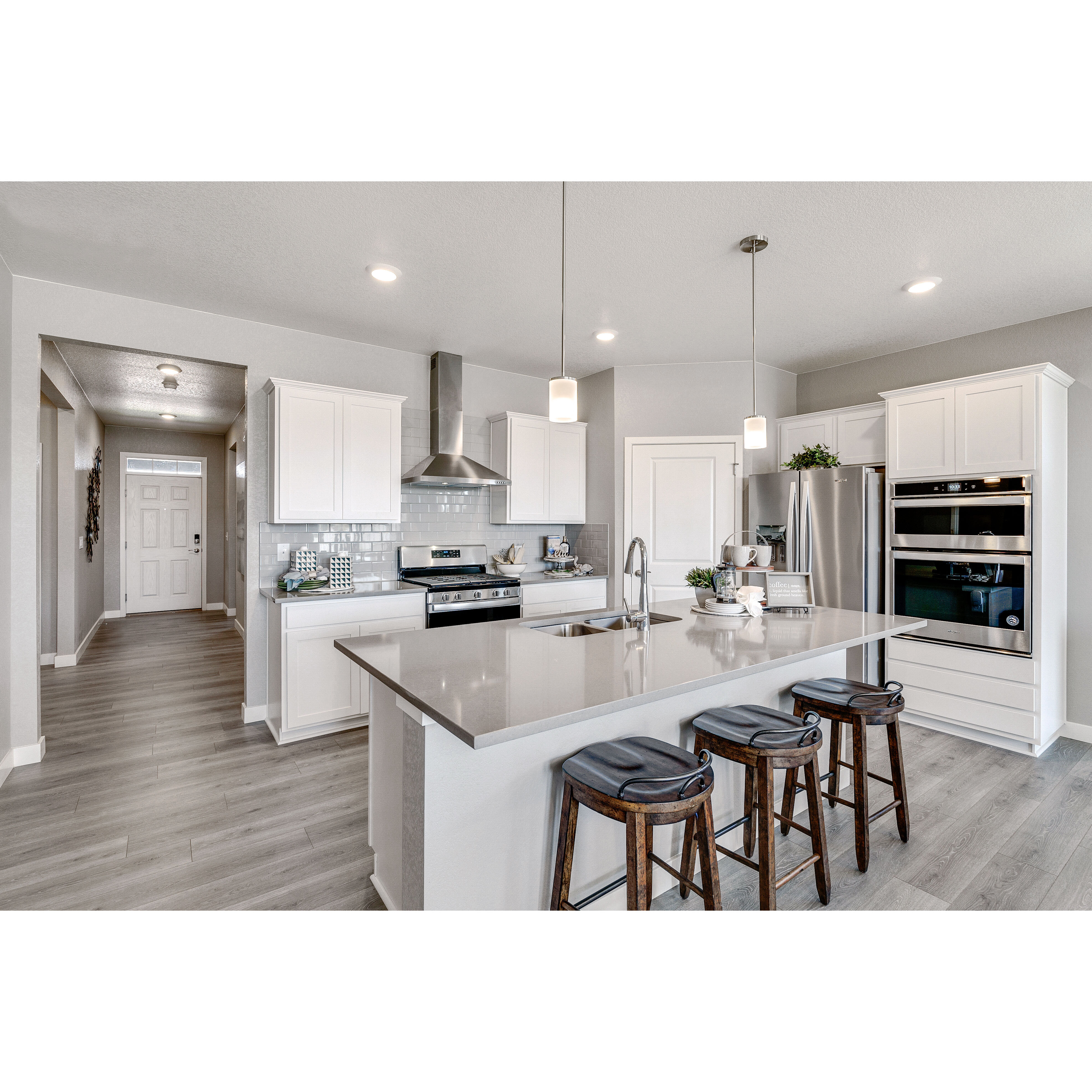 Corona 1 Light 5 inch Satin Nickel Mini Pendant Ceiling Light in Frosted