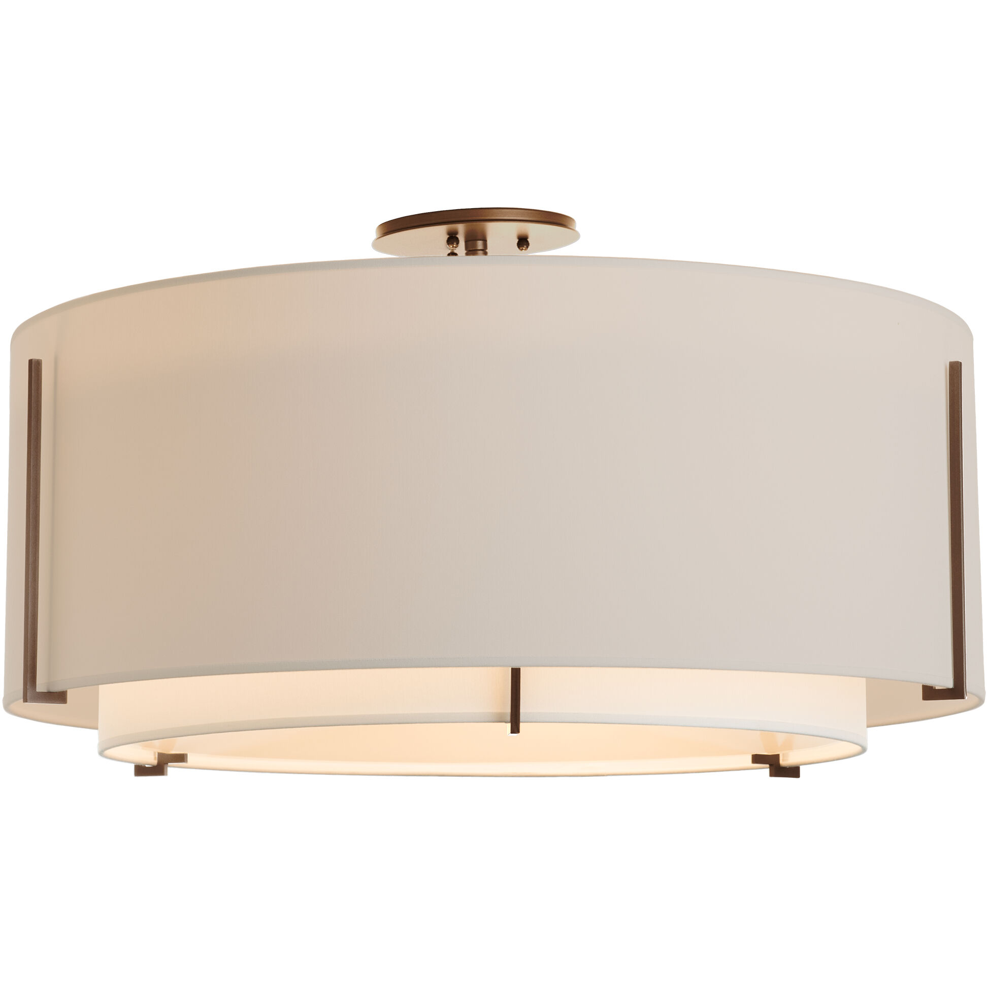 Exos 3 Light 29.3 inch Bronze Semi-Flush Ceiling Light, Large - Open Box