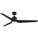 TriAire Custom 1 Light Black Fan Light