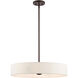 Venlo 4 Light 22 inch Bronze with Antique Brass Accents Pendant Ceiling Light