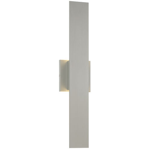 Annette 1 Light 23 inch Silver Outdoor LED Wall Sconce