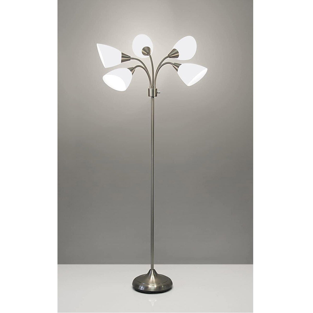 Floor lamp with sales five lights