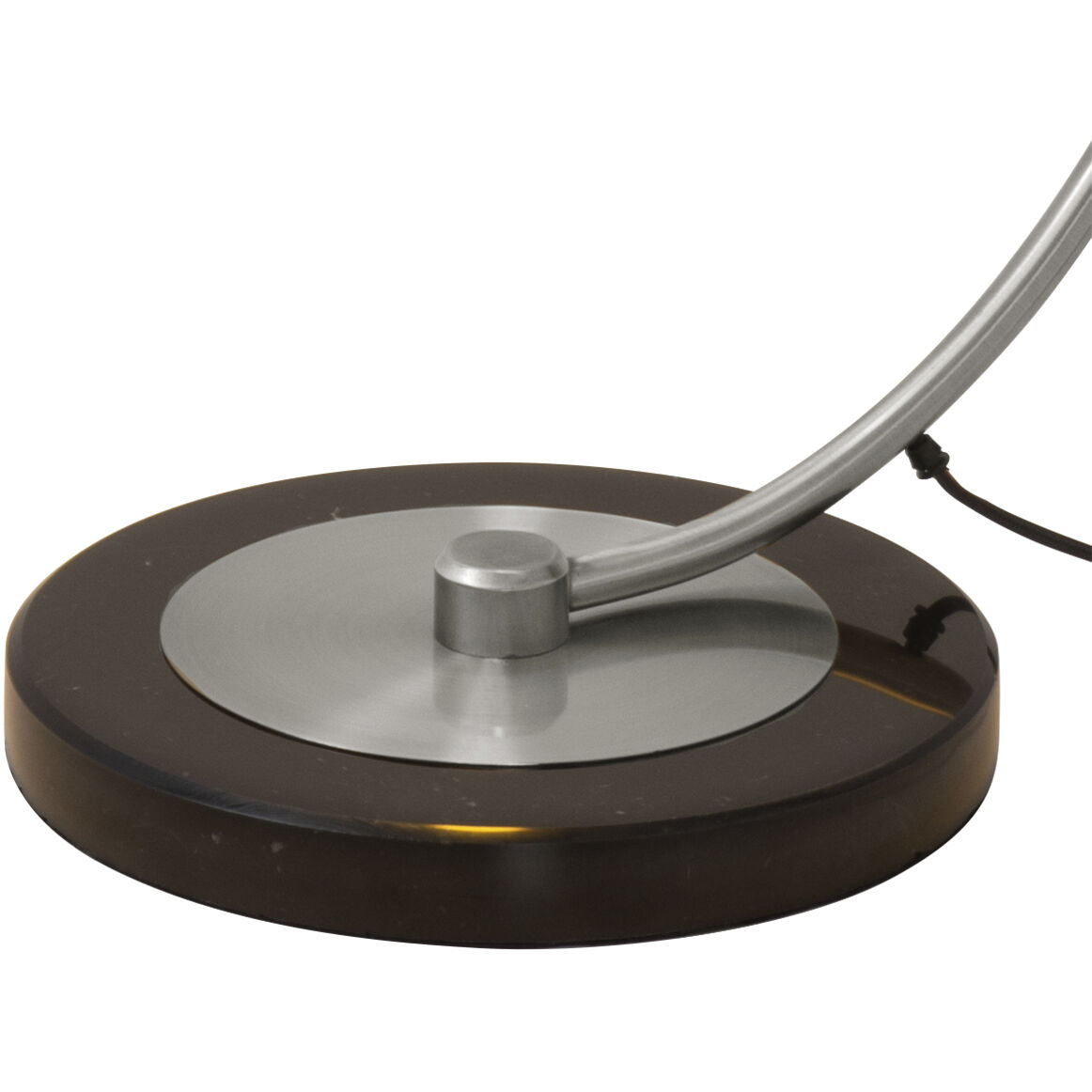 Luna Bella 60 inch 23.00 watt Antique Nickel and Black Arc Floor Lamp Portable Light