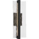 Drew & Jonathan Briggs 1 Light 21 inch Textured Black Outdoor Wall Sconce