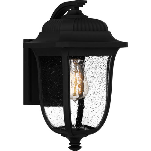 Mulberry 1 Light 14 inch Matte Black Outdoor Wall Lantern