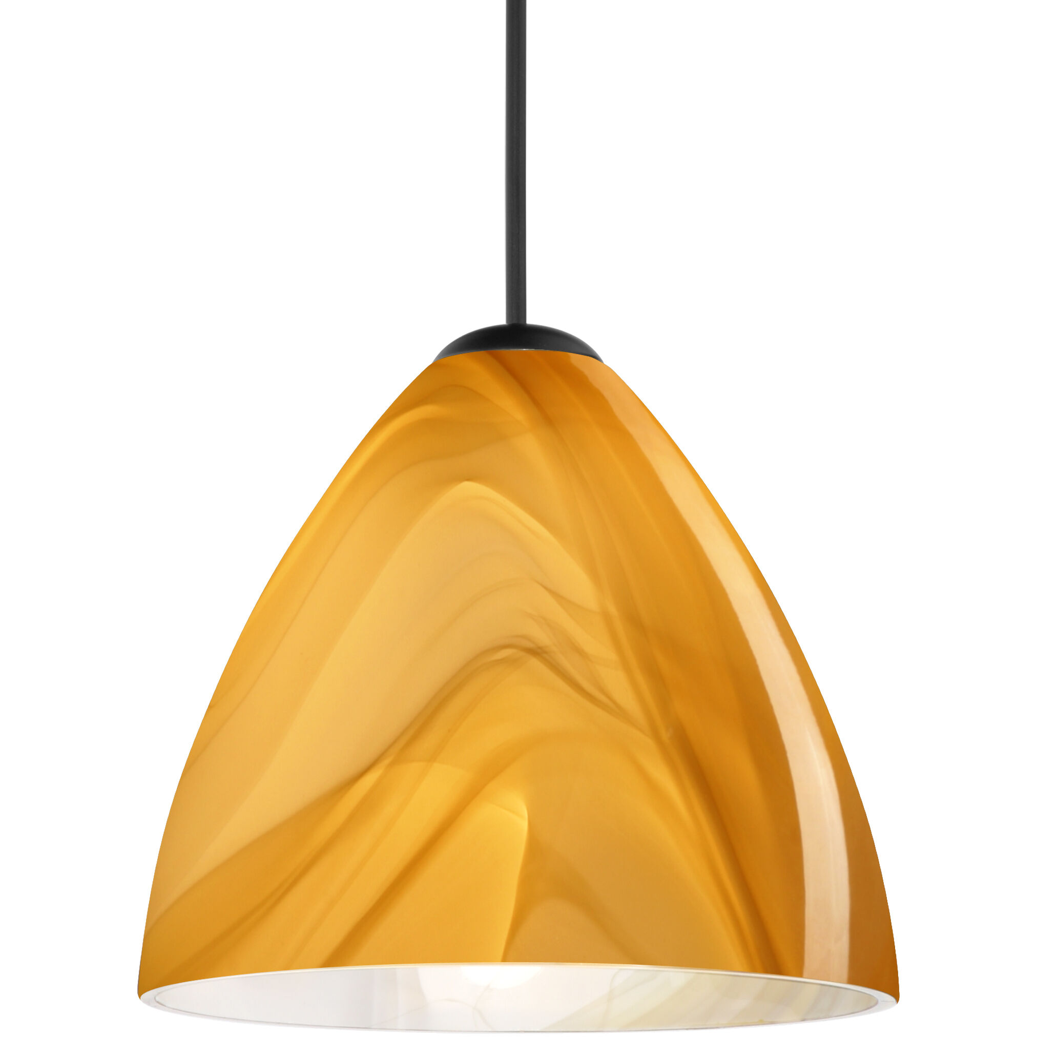 Mia 1 Light Black Cord Pendant Ceiling Light