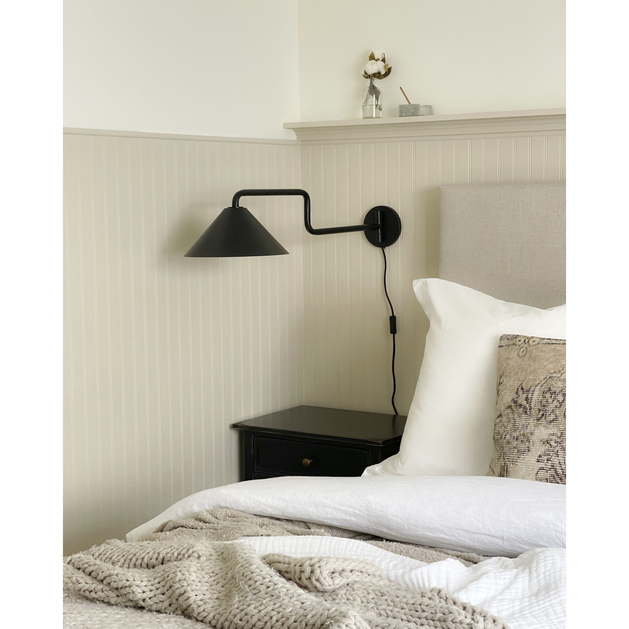 Brianna 34.5 inch 60.00 watt Gold Leaf Portable Wall Sconce Wall Light