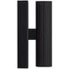 Ian LED 4.5 inch Matte Black ADA Sconce Wall Light