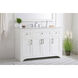 Moore 48 X 22 X 34 inch White Vanity Sink Set