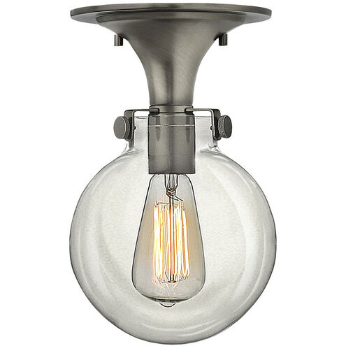 Congress 1 Light 7 inch Antique Nickel Indoor Flush Mount Ceiling Light