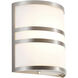 Artemis LED 10 inch Brushed Steel ADA Wall Sconce Wall Light