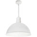 RLM Shade 16 inch White Outer / White Inner Pendant Ceiling Light in 3500K, 3800, 20 ft.