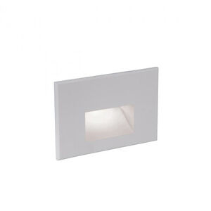 LEDme Step and Wall Lights 277 3.9 watt White On Aluminum Step Light in Amber