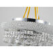Canada 4 Light 14.6 inch Chrome Flush Mount Ceiling Light