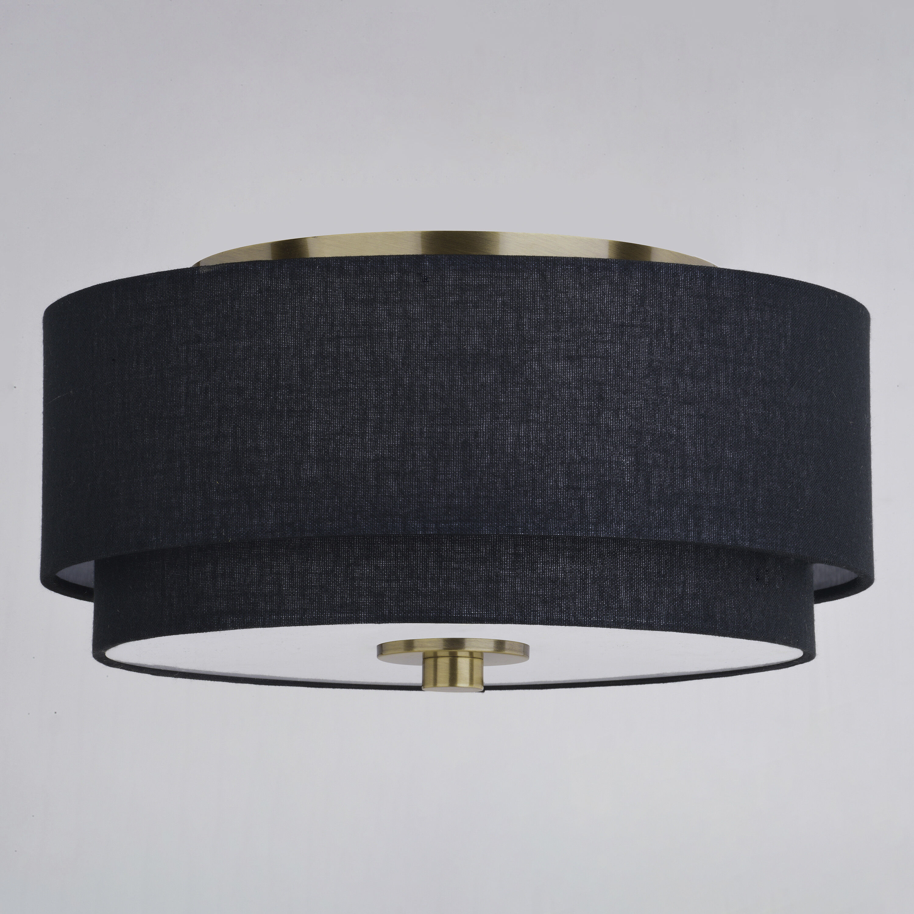 Burnaby LED 13 inch Matte Brass Semi-Flush Mount Ceiling Light