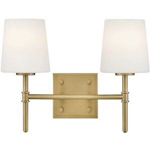 Saunders 2 Light 13.75 inch Bathroom Vanity Light