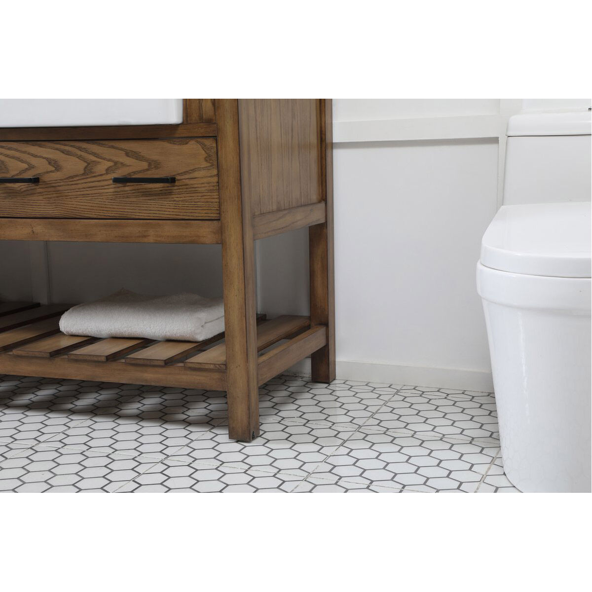 Clement 72 X 22 X 34.13 inch Driftwood Bathroom Vanity Cabinet