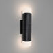 Kaya 24 LED 24 inch Black Outdoor Sconce