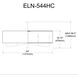 Eleanor 4 Light 54 inch Matte Black Horizontal Chandelier Ceiling Light
