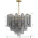 Torvento 9 Light 25.25 inch Legacy Brass Pendant Ceiling Light