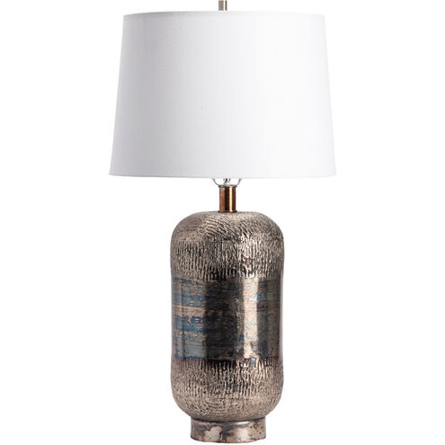 Reynolds 32 inch Grey and Gold Table Lamp Portable Light