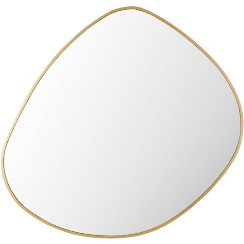 Pebble 29 X 28 inch Gold Mirror, Medium