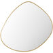Pebble 29 X 28 inch Gold Mirror, Medium