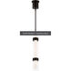 Sean Lavin Wit LED 3.9 inch Black Pendant Ceiling Light in 3 Glass, Integrated LED