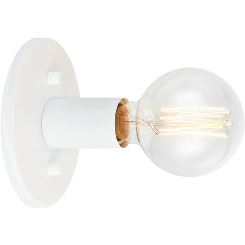 Kasa 1 Light 6 inch White Wall Sconce Wall Light