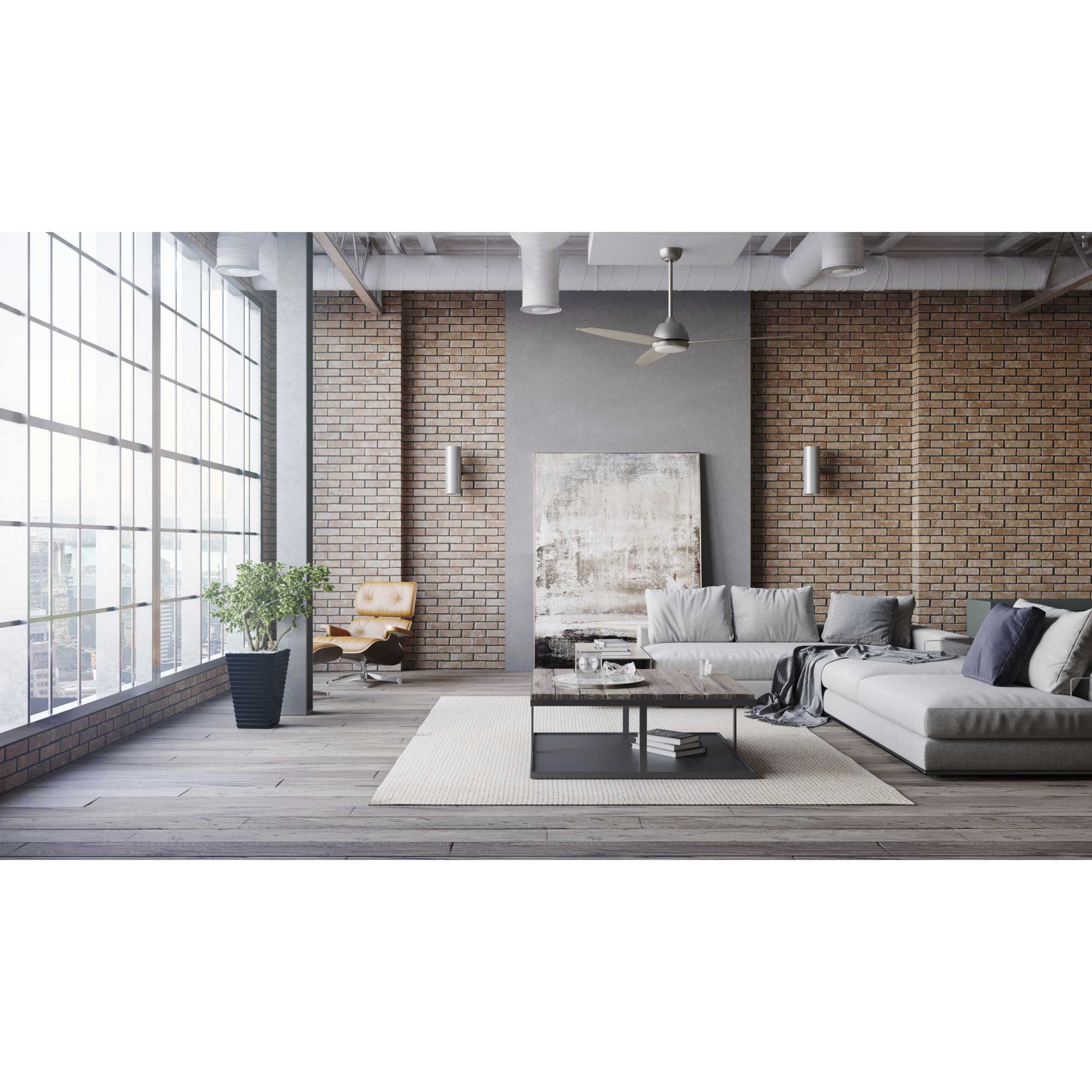 Cylinder Outdoor Wall Cylinder in Metallic Grey, LED Lamping, Progress LED