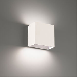 Boxi LED 3 inch White ADA Wall Sconce Wall Light in 2700K, dweLED