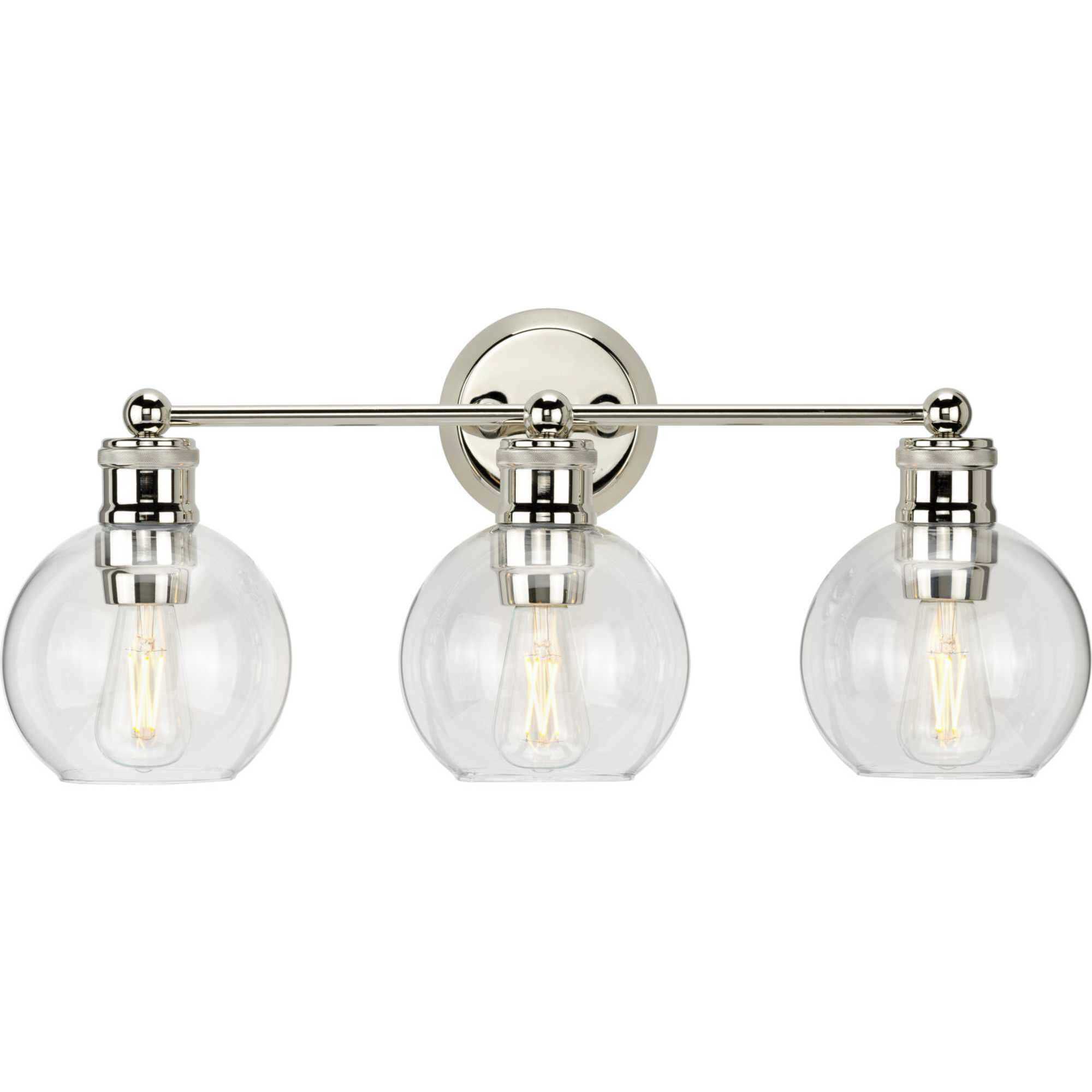 Hansford 3 Light 25 inch Polished Nickel Bath Vanity Wall Light