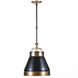 Savarin 1 Light 14 inch Heritage Black and Heritage Bronze Pendant Ceiling Light