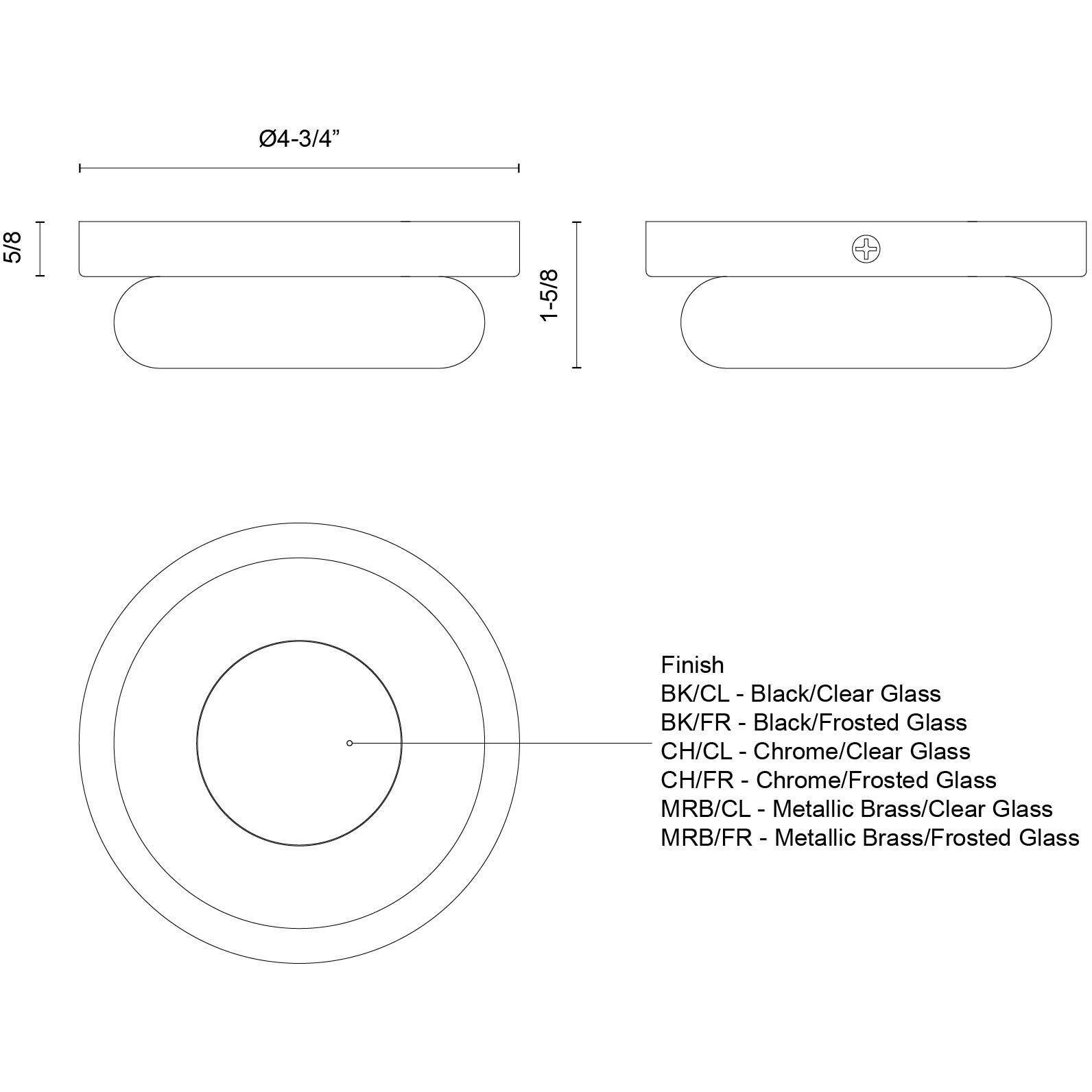 Stephord Wall Sconce Wall Light in Frosted Glass Shade, Metallic Brass