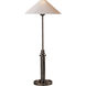 J. Randall Powers Hargett 21.5 inch 40.00 watt Bronze Buffet Lamp Portable Light in Natural Paper