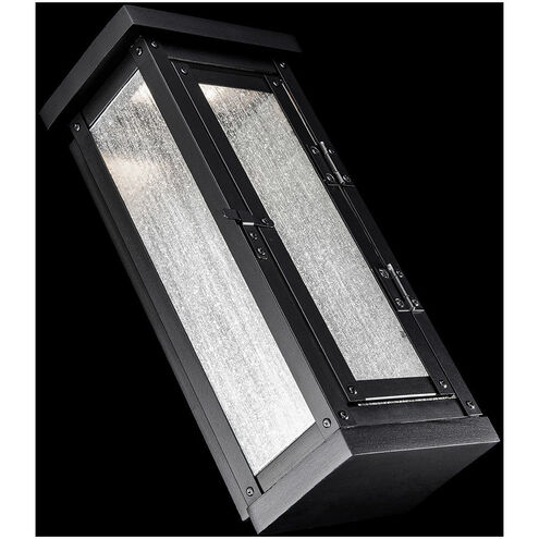 Eliot LED 20 inch Black Outdoor Wall Light, dweLED