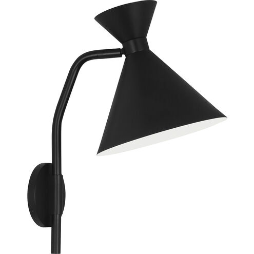 Cinch 1 Light 10 inch Matte Black Wall Sconce Wall Light