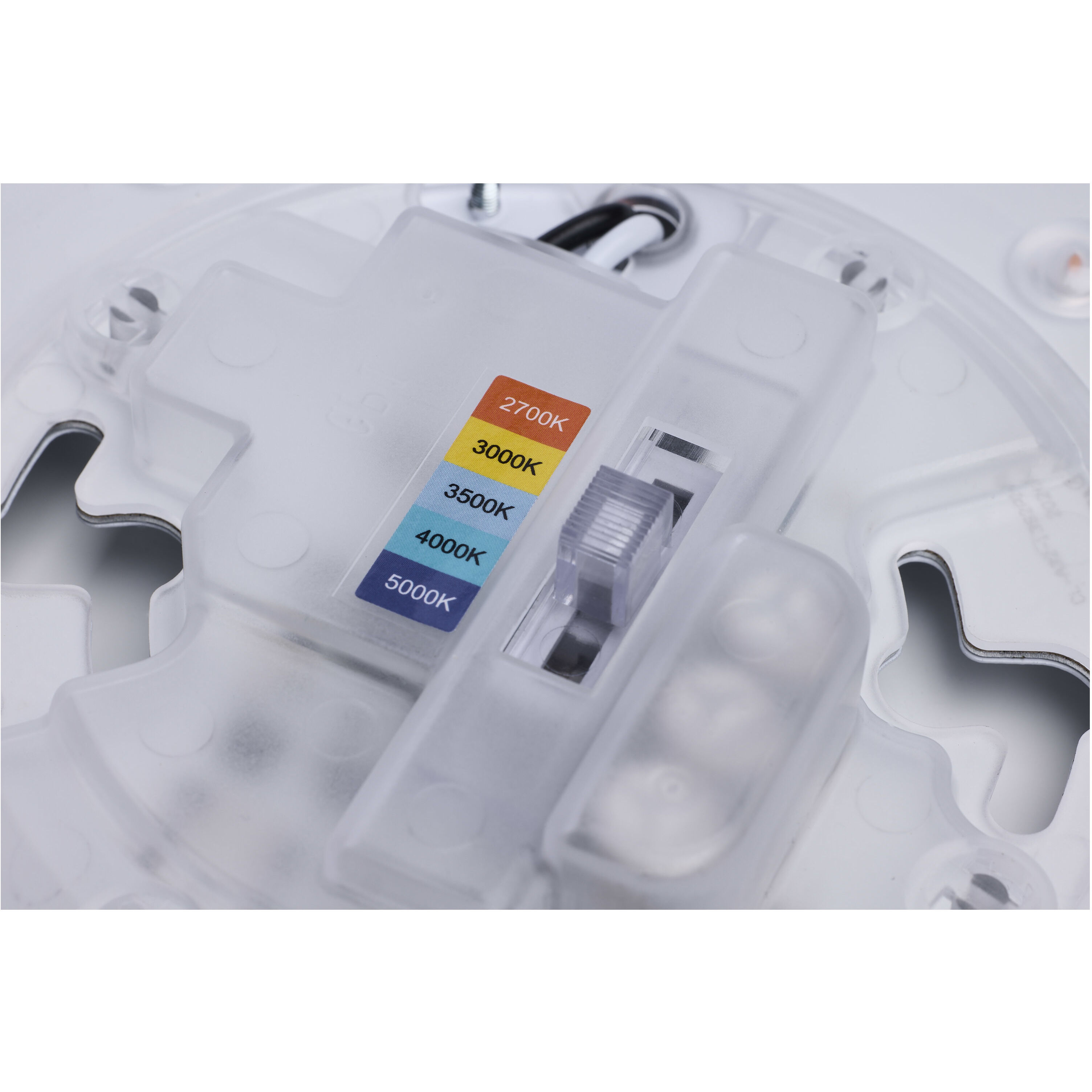 Glamour LED 16.93 inch Brushed Nickel Flush Mount Ceiling Light